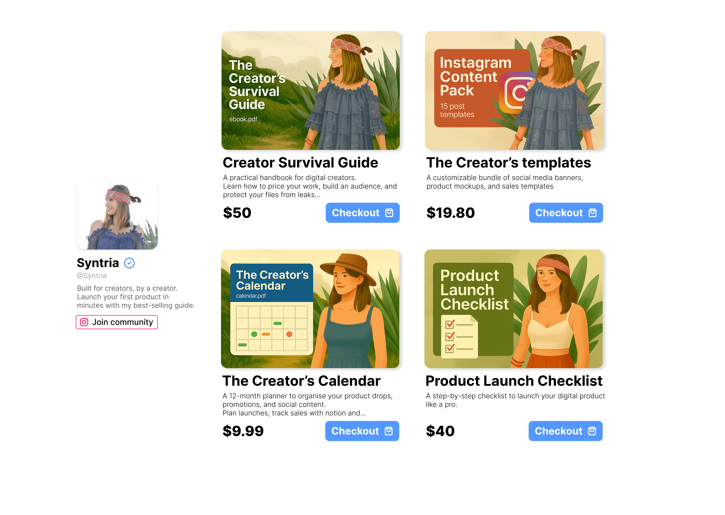 Store desktop example